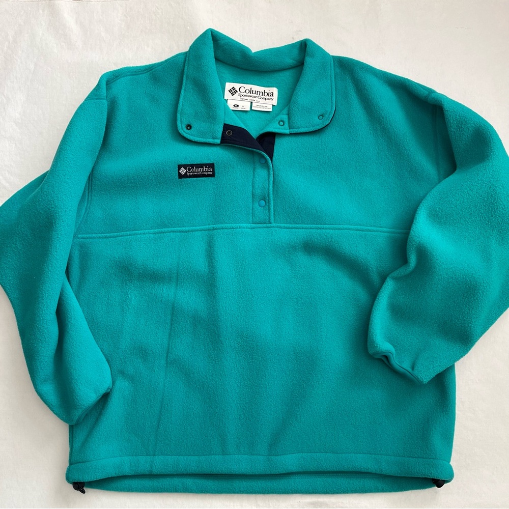 Vintage Columbia Snap Fleece Pullover